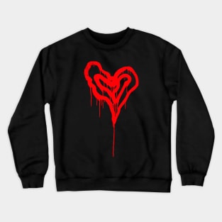 Twin Bleeding Hearts Crewneck Sweatshirt